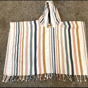 Liewood striped towel poncho